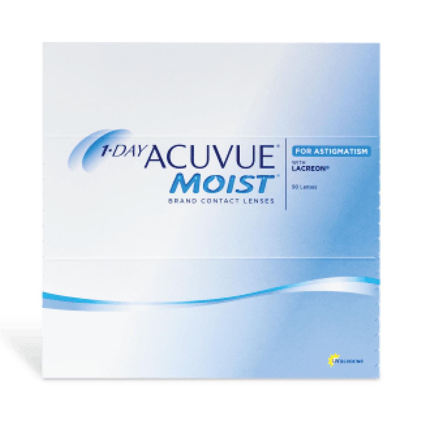 1-Day Acuvue Moist for Astigmatism toric contact lens johnson daily replacement comfort silicone hydrogel lowest price fits all eyes daily disposable daily replacement comfort 90 pack