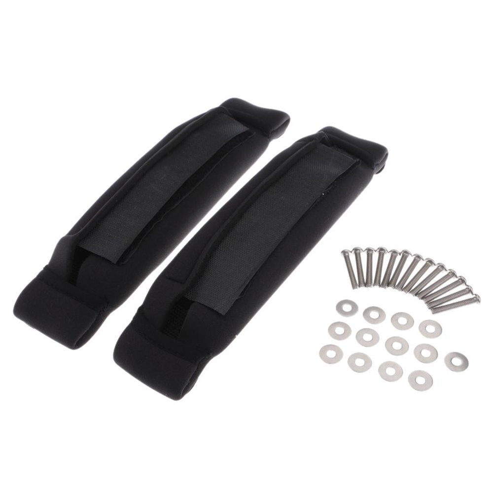 1 Pair Black Kitesurfing Foot Strap Surf Board Accessory